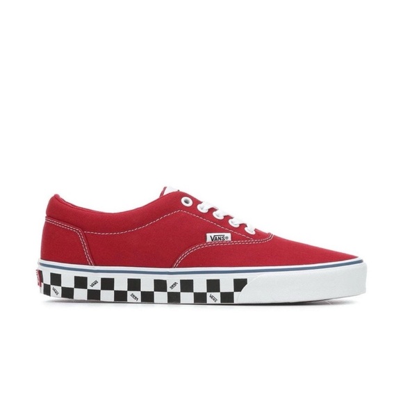Vans Other - Vans Doheny Red white black Check Side Wall Skate Shoe 10.5 checkered